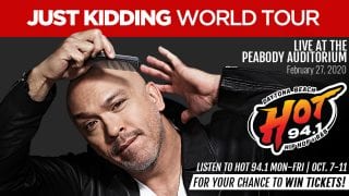 Jo Koy Just Kidding World Tour is coming to Daytona and you can win tickets from HOT 94.1