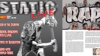 Brandi's Article in July edition of Static Live Magazine