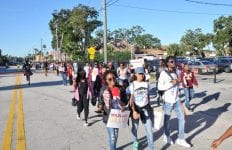 Bethune Cookman University Voting March Photo